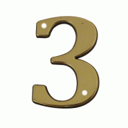 Chiffre à clouer laitonné - 3