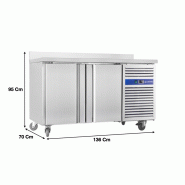 Desserte réfrigérée 700 2 portes positive tropicalisé - gn2200tn