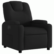 Fauteuil inclinable électrique Noir Tissu Modèle Pervessa - 8721012168343