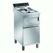 Friteuse sur piètement ferme électrique avec robinet de vidange, 1 cuve de 12l L2G