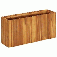 Helloshop26 - Jardinière lit surélevé plantes fleurs jardin 100 x 30 x 50 cm bois massif d'acacia 02_0000975 - 3000073131530 Helloshop26 - Jardinière lit surélevé plantes fleurs jardin 100 x 30 x 50 cm bois massif d'acacia 02_0000975 - 3000073131530