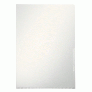 LEITZ Sachet de 100 pochettes-coin Leitz Premium A4 en PVC transparent lisse 150µ - 41000203