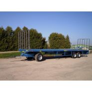 Plateau fourragers 6 roues - robust 2000 - longueur du plateau 12 m - ptac 26000 kg