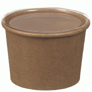 Pot à sauce carton couleur naturelle 60ml - par 2000
