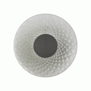 ROSSINI ILLUMINAZIONE Solaris Applique 12W 3000K Cri90 Ip20 - Structure En Titane Avec Verre Balloton Fumé, Applique Design - Groupe Rossini - gris S