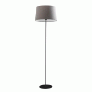 ROSSINI ILLUMINAZIONE VIVIEN Lampadaire Noir avec Abat-Jour Conique Gris E27 IP20 48cm - Lampadaire en Métal Peint - Rossi Group - gris 8015421683673