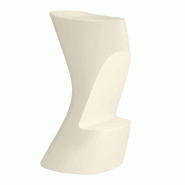 Tabouret haut design in & out NOMA - crème