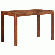 VidaXL Table à manger 120x60x76 cm bois d'acacia massif Modèle Helios Outdoor Élite - 4102378