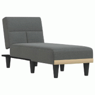 Décoshop26 - Méridienne chaise longue pour intérieur trois positions convertibles en tissu gris foncé DEC026180 - gris 3000255675876 Décoshop26 - Méridienne chaise longue pour intérieur trois positions convertibles en tissu gris foncé DEC026180 - gris 3000255675876