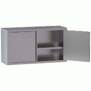 Diamond - Armoire murale, 2 portes battantes - réf. PSC80-SM2 - gris AKS-PSC80-SM2