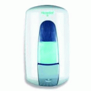 Distributeur de savon à remplissage 0.9L - manuel, avec réservoir plastique et serrure 3 points Distributeur de savon à remplissage 0.9L - manuel, avec réservoir plastique et serrure 3 points