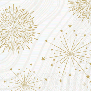 DUNI - Serviette ouate 40x40cm 3 plis Sparkly Blanc 4x250 = 1000 pièces - blanc papier 211603 DUNI - Serviette ouate 40x40cm 3 plis Sparkly Blanc 4x250 = 1000 pièces - blanc papier 211603
