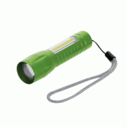 Lampe Torche Aluminium Puissante Avec Batterie Rechargeable Verte - 5601316108050