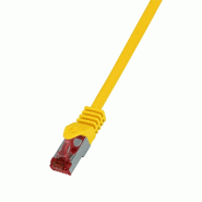 LogiLink Professional Câble patch, Cat. 6, S/FTP, 2,0 m, jaune, 2 m - jaune 4052792021516
