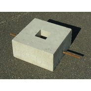 Masse en béton moulé empilable  70kg / 140kg / 210kg / 280kg - Lestage 70 kg - REF2190070
