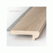 Nez de marche hêtre 85x28mm avec grille Nez de marche hêtre 85x28mm avec grille