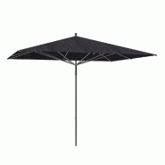 Parasol pour terrasse Pro Moorea rect.300x200cm - armature+toile+housse-charbon