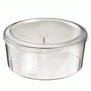 Pot Bodega PS transparent 650ml - par 100