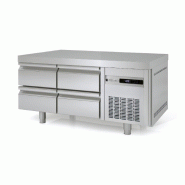 Soubassement réfrigéré Positif 1200mm 2x2 tiroirs GN1/1 Coreco