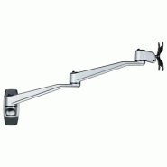 Support mural pour écran PC avec bras double pivot de 52 cm - Premium