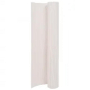 Vidaxl clôture de jardin double face 110x500 cm blanc 317161