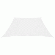 VidaXL Voile de parasol Tissu Oxford trapèze 2/4x3 m Blanc Modèle Patio Max - blanc 135296