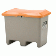 Bac à sel 200 Litres - Sans ouverture / avec passage de fourche Bac à sel 200 Litres - Sans ouverture / avec passage de fourche