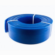 Bavette polyuréthane résistante à l'abrasion et aux graisses pour convoyeur - 70 shores - Épaisseurs: 3 mm à 10 mm, Largeurs: 100 mm à 350 mm