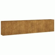 Helloshop26 - Jardinière bac lit surélevé plantes fleurs terrasse jardin de jardin 360 x 40 x 80 cm acier corten marron 02_0039439 - 3000218487997 Helloshop26 - Jardinière bac lit surélevé plantes fleurs terrasse jardin de jardin 360 x 40 x 80 cm acier corten marron 02_0039439 - 3000218487997