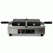 Krampouz Gaufrier 4x6 Liège 180° simple G/D - argenté WECAEA