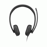 Lenovo VoIP Headset 5000 Casque Avec fil Arceau Bureau/Centre d'appels USB Type-C Noir Lenovo VoIP Headset 5000 Casque Avec fil Arceau Bureau/Centre d'appels USB Type-C Noir