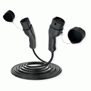 ROLINE Câble de recharge VE type2, 3-Phases, 480VAC (3P+N+E), 16 A, 11 kW, 7,5 m_0