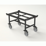 Rouleurs bois avec réhausse et coins 500 Kg - PLANORGA - 8MRL31BCH4N716
