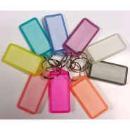 Sachet de 25 porte clés à étiquettes  réf. 102101-50