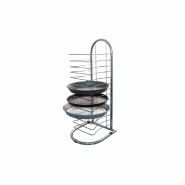 Schneider - Stand pour les plateaux à pizza et gâteau, 14 supports, 210 x 240 mm - argenté inox 154813 Schneider - Stand pour les plateaux à pizza et gâteau, 14 supports, 210 x 240 mm - argenté inox 154813