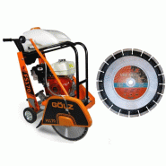 Scie à sol FS170 moteur thermique KOHLER CH440 + 1 disque mixte LBA60 Ø 400 mm - GOLZ - 02821701000+LBA60401 KOHLER