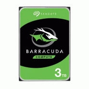 Seagate Barracuda ST3000DM007 disque dur 3 To 5400 tr/min 256 Mo 3.5" Série ATA III