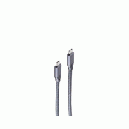 Shiverpeaks Câble USB 3.2 BASIC-S, C mâle - C mâle, 1,5 m - gris 4017538077516