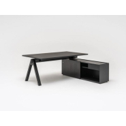 Bureau de direction design avec meuble de service - Ref : VIGA DIRECTION Bureau de direction design avec meuble de service - Ref : VIGA DIRECTION