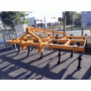 Cultivateur 3,50m chassis fixe sans dents + rouleau ar fers plats - 24234+1134