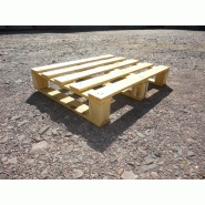Demi palette en bois - toutes dimensions - 2 ou 4 entrées - fabrication sur mesure Demi palette en bois - toutes dimensions - 2 ou 4 entrées - fabrication sur mesure