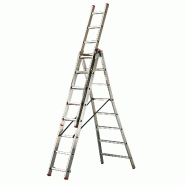 Echelle transformable 3 plans à sangles 9 x 3 échelons - 8601027
