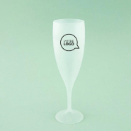 Flûte réutilisable Graham 12 cl givrée - Gobelets réutilisables personnalisés Flûte réutilisable Graham 12 cl givrée - Gobelets réutilisables personnalisés