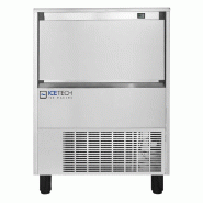 Machine à glaçons pleins - demi-cubes de 6g - 99 kg/24h - Stockage 35 kg | Ice Tech HD 100