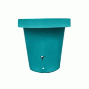 PLAST'UP ROTOMOULAGE Carré de plantation récupérateur d'eau de pluie mural lluvia 420l - BUTTERFLYGREEN - bleu 0637962081497