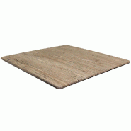 Plateau carré de table extérieur Smartline 70x70cm décor Washington Pine
