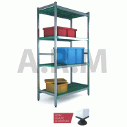 Rayonnage aluminium à clayette