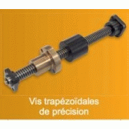 Écrous et vis trapézoidales de précision Écrous et vis trapézoidales de précision
