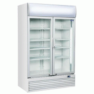 Armoire à boissons blanche 2 portes battantes 1000 L - avec canopy | Coolhead - DC1000H