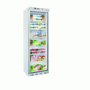 Armoire réfrigérée vitrée négative en laqué blanc intérieur en ABS 400L Forcar